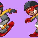 Kde jsou tři rozdíly mezi kluky, kteří jezdí na snowboardu: